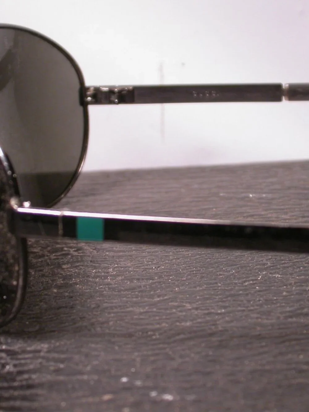 Gucci Gunmetal Designer Aviator Shades Sunglasses Made in Italy FRAME ONLY